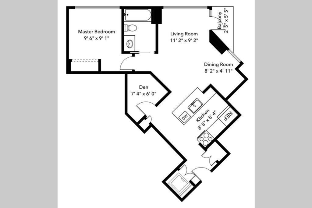 Lovely One-Bedroom Apartment With Pool, Hot Tub, And Gym In The Heart Of Downtown, Skytrain 3Min Away Vancouver Dış mekan fotoğraf